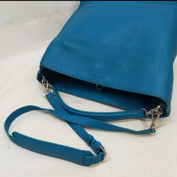 FENDI Selleria Anna Bucket Leather Bag - Picture 7 of 7